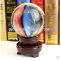 Charming Clear Crystal Ball With Wooden Base For Table Centerpiece On Sale